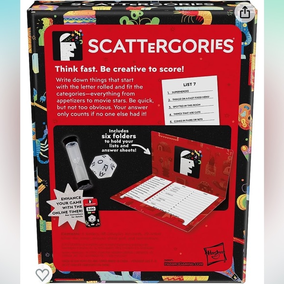 The Game of Scattergories - Picture 2 of 4